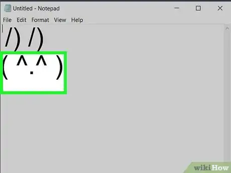 Imagen titulada Make a Bunny by Typing Characters on Your Keyboard Step 44