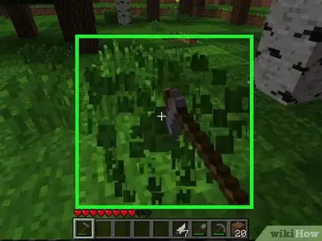 Imagen titulada Plant Seeds in Minecraft Step 1