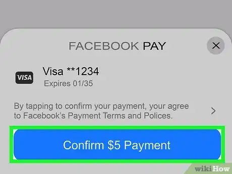 Imagen titulada Send and Request Money with Facebook Messenger Step 11