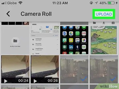 Imagen titulada Upload Pictures to Google Drive on iPhone or iPad Step 8