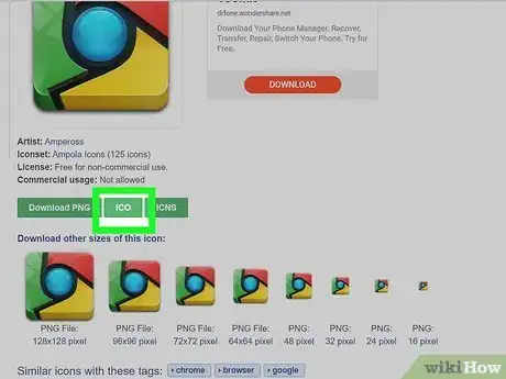 Imagen titulada Get the Chrome Icon for Google Chrome Step 13