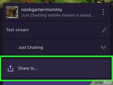 Imagen titulada Start Streaming on Twitch on iPhone or iPad Step 8