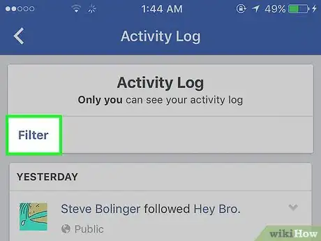 Imagen titulada View Hidden Posts on Facebook Step 4