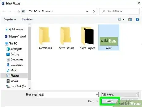 Imagen titulada Insert a Background Image on One Page in Word Step 10