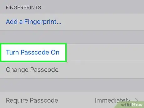 Imagen titulada Set a Passcode on an iPhone Step 3