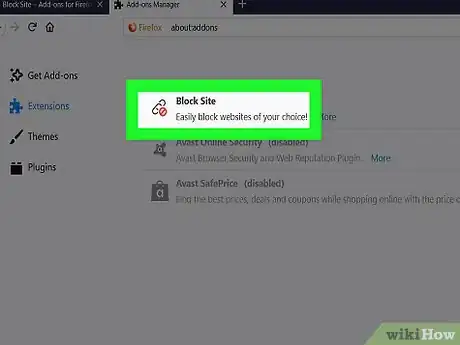 Imagen titulada Block and Unblock Internet Sites with Firefox Step 8