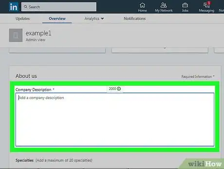 Imagen titulada Create a Company Profile on LinkedIn Step 9