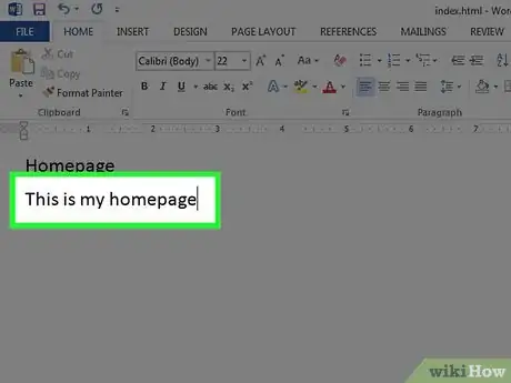 Imagen titulada Make a Website With Word Step 6