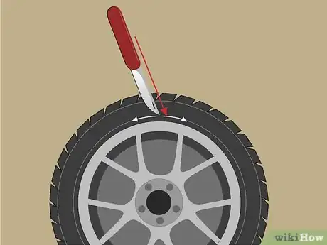 Imagen titulada Cut a Tire Step 01
