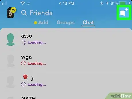 Imagen titulada Delete Friends on Snapchat Step 3