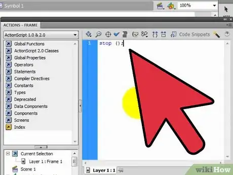 Imagen titulada Program in Flash (Basic Actionscript 2.0) Step 8
