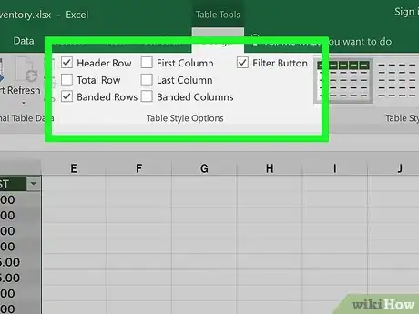 Imagen titulada Make Tables Using Microsoft Excel Step 8
