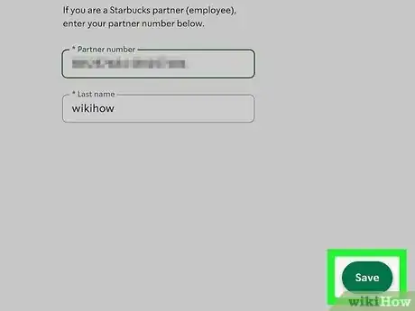 Imagen titulada Add Partner Numbers to Starbucks App Step 8