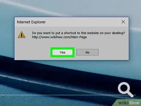 Imagen titulada Create a Shortcut to a Website on Your Desktop with Internet Explorer Step 5