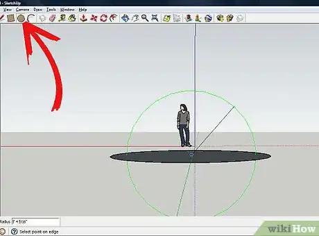 Imagen titulada Create a Half Sphere in SketchUp Step 1
