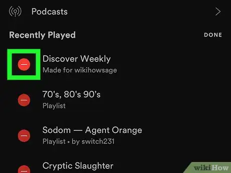 Imagen titulada Hide Recently Played Artists on Spotify on iPhone or iPad Step 6