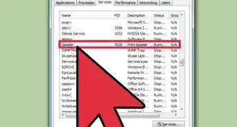 detener la cola de impresión en una computadora con Windows