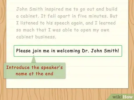 Imagen titulada Introduce a Guest Speaker Step 14