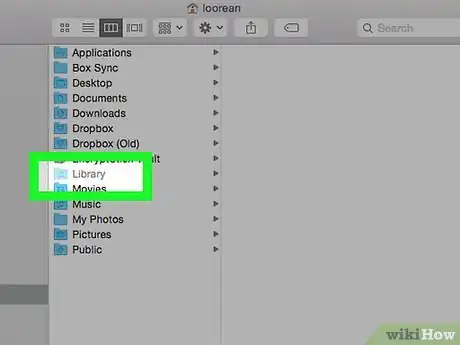 Imagen titulada Find the Library Folder on a Mac Step 4
