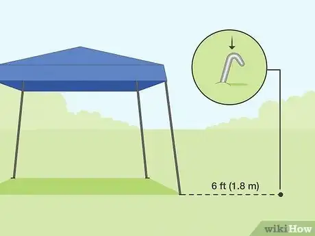 Imagen titulada Tie Down a Canopy Tent Step 1