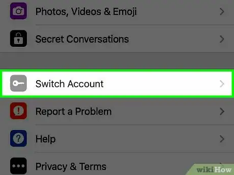 Imagen titulada Switch Your Facebook Messenger Account Step 3