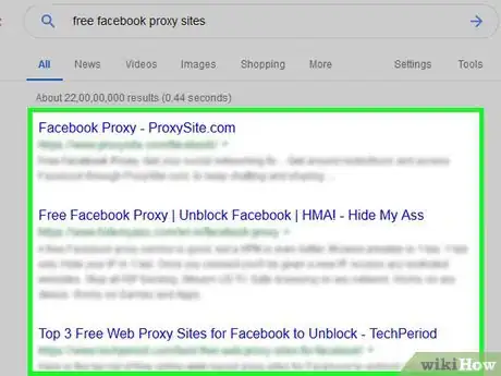 Imagen titulada Get on Facebook When It's Blocked Step 8