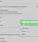 cambiar el idioma por defecto en Google Chrome
