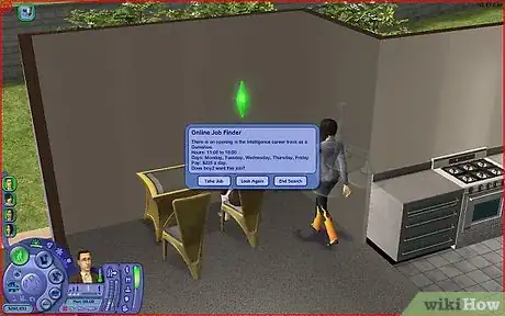 Imagen titulada Reach the Top of Your Job Career in Sims 2 Step 1