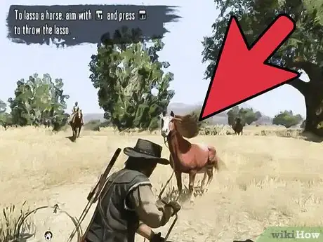 Imagen titulada Use the Lasso in Red Dead Redemption Step 2
