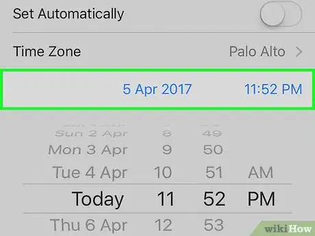 Imagen titulada Change Date and Time on the iPhone Step 6