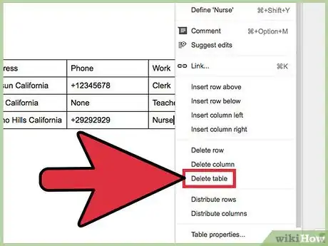 Imagen titulada Delete a Table in Google Docs Step 4