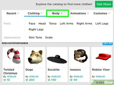 Imagen titulada Make Your Character Look Like a Classic Noob in Roblox Step 4