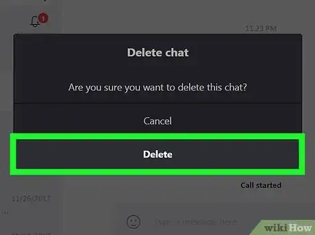 Imagen titulada Delete Conversations on Skype on a PC or Mac Step 5