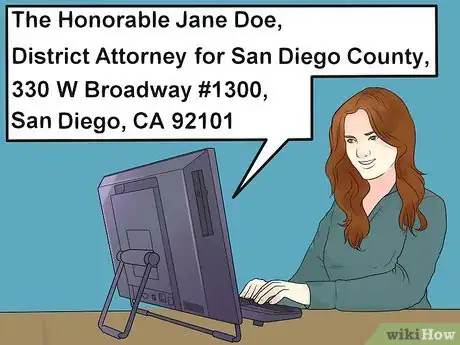 Imagen titulada Address a District Attorney in a Letter Step 2