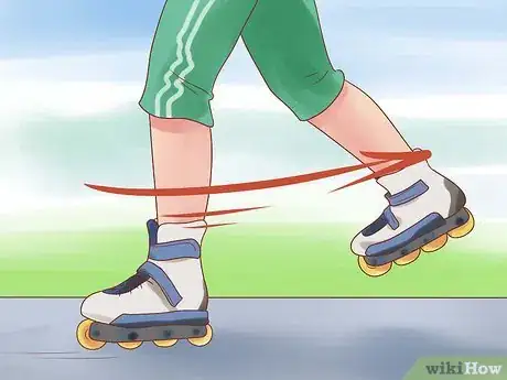 Imagen titulada Rollerblade Backwards Step 4