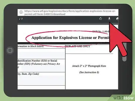 Imagen titulada Get a Federal Explosives License Step 1