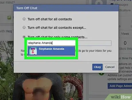 Imagen titulada Appear Offline to Some People on Facebook Step 11