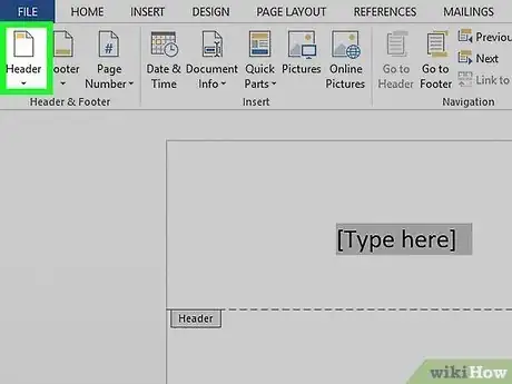 Imagen titulada Add a Header in Microsoft Word Step 4