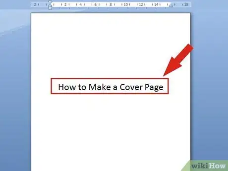 Imagen titulada Make a Cover Page Step 28