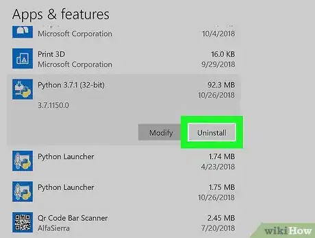 Imagen titulada Uninstall Python Step 6