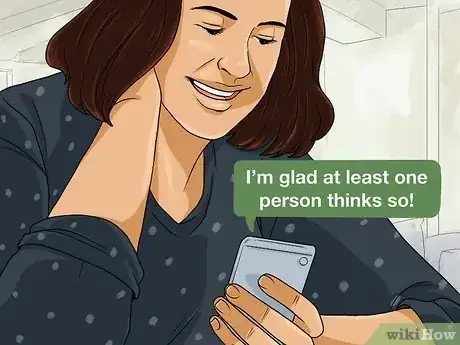 Imagen titulada Respond to a Girl Calling You Cute Step 6