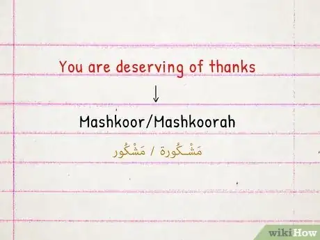 Imagen titulada Say Thank You in Arabic Step 10