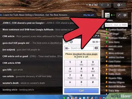 Imagen titulada Call Phones from Gmail Step 3