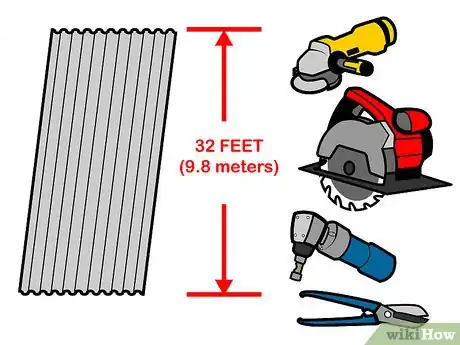 Imagen titulada Install Corrugated Roofing Step 1