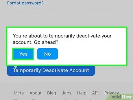 Imagen titulada Temporarily Disable an Instagram Account Step 11