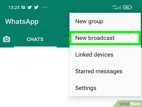 Imagen titulada Send a Broadcast Message on WhatsApp Step 3