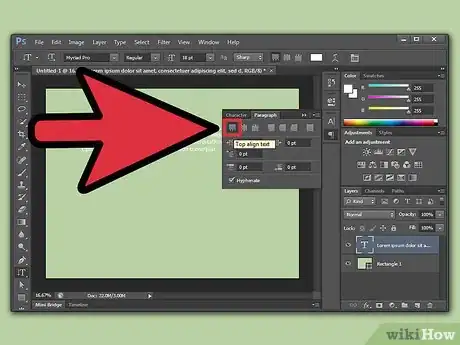 Imagen titulada Justify Text in Photoshop Step 10