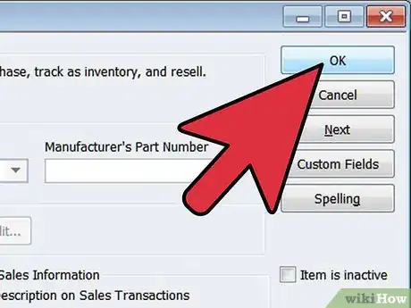 Imagen titulada Use QuickBooks for Inventory Step 14