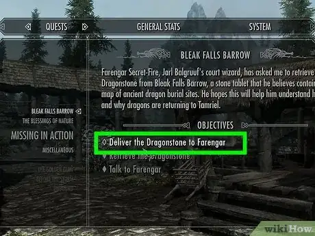 Imagen titulada Retrieve and Deliver the Dragonstone in Bleak Falls Barrow in Skyrim Step 14
