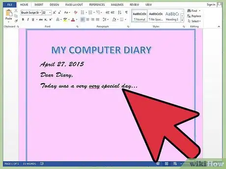 Imagen titulada Make a Computer Diary Step 21